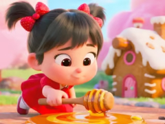 Game Jigsaw Puzzle: Honey Girl Candy House