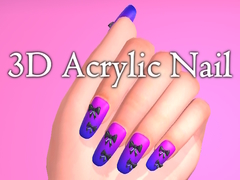 Game 3D Acrylic Nail