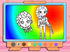 Game Coloring Book: Kpop Rumi