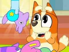 Game Jigsaw Puzzle: Bluey Toy Claw Machine