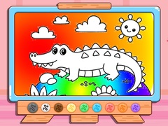 Game Coloring Book: Crocodile