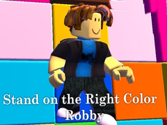 Game Stand on the Right Color Robby