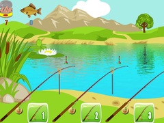 Game Fishing With Three Rods