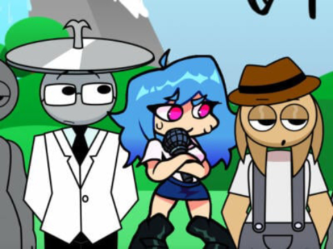 Game Sprunki Retake Human But FNF online.