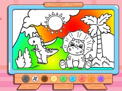 Game Coloring Book: Jurassic Dinosaurs