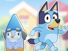 Game Jigsaw Puzzle: Bluey & Bingo Obstacle Course