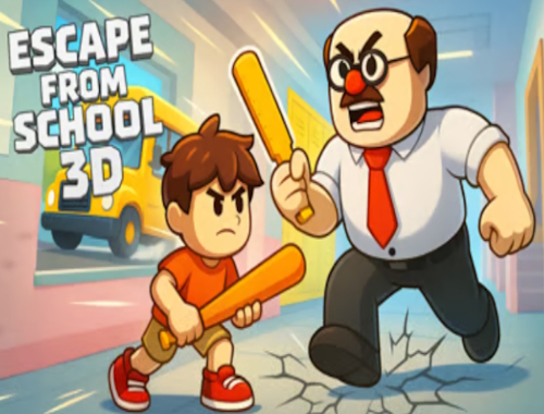 Game Escape from School 3D online.