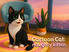 Game Cartoon Сat: naughty kitten