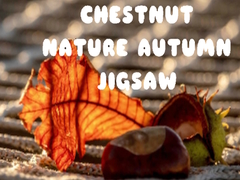 Game Chestnut Nature Autumn Jigsaw