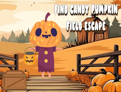 Game Find Candy Pumpkin Field Escape online.