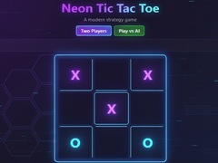 Game Neon Tic-Tac-Toe