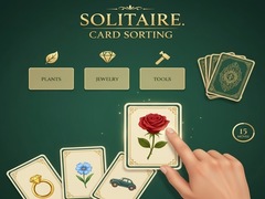 Game Solitaire. Card Sorting