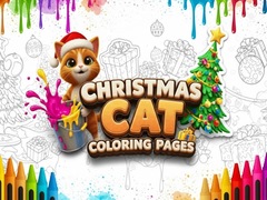 Game Christmas Cat Coloring Pages