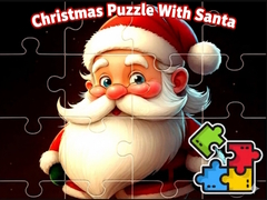 Game Christmas Puzzle With Santa