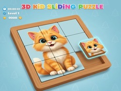 Game 3D Kid Sliding Puzzle