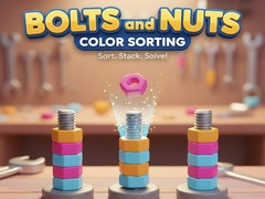 Game Bolts and Nuts Color Sorting