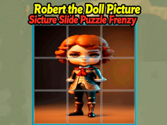 Game Robert the Doll Picture Slide Puzzle Frenzy