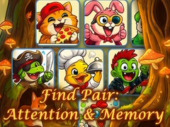 Game Find Pair: Attention & Memory