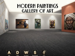 Game Modern Paintings. Gallery of Art