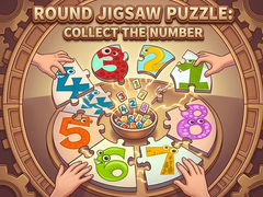 Game Round jigsaw Puzzle - Collect the Number