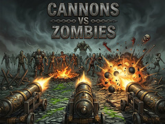 Cluiche Cannons vs Zombies