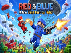 Cluiche Red & Blue: Online. Build! Destroy! Fight!
