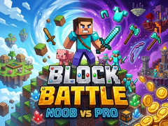 ເກມ Block Battle - Noob vs Pro