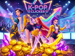 ເກມ K-pop. Clicker