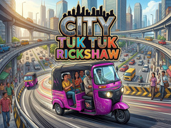 Game City Tuk Tuk Rickshaw