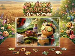 Game Mojicon Garden Jigsaw Solitaire!