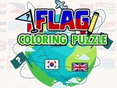 Game Flag Coloring Puzzle