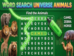 ເກມ Word Search Universe Animals