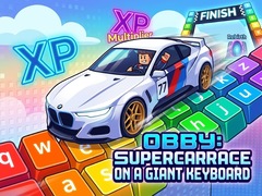Game Obby: Supercar Race on a Giant Keyboard