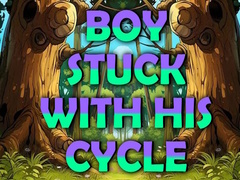Game Boy Stuck with His Cycle