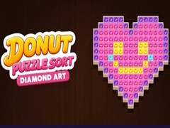 Game Donut Puzzle Sort Diamond Art