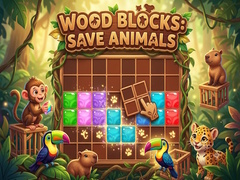 Game Wood Blocks: Save Animals