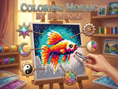 Game Coloring Mosaic by Symbols