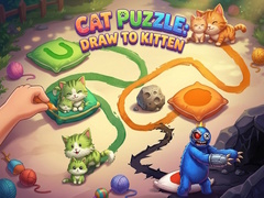 Game Cat Puzzle: Draw To Kitten