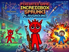 Game Pixelated Game Incredibox Sprunki Playground