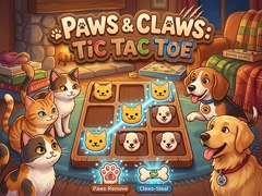 Game Paws & Claws Tic Tac Toe