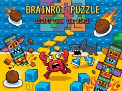 Game Brainrot Puzzle: Escape from the Beach