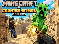 Game Minecraft Counter Strike: 2.5D FPS
