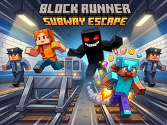 Game Block Runner: Subway Escape