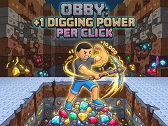 Game Obby: +1 Digging Power per Click