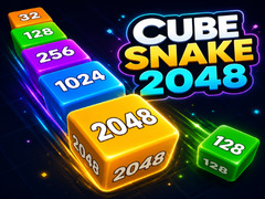 Game Cube Snake 2048