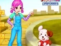 Game Cute Girl and Puppy