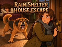 Game Rain Shelter House Escape