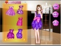 Game Fashion Purple Dress