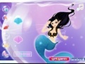 Game Mermaid in fish tank