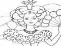 Game Brilliant lady coloring